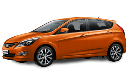 2D коврики EVA в салон и багажник на Hyundai Solaris I хэтчбек (2010-2017)