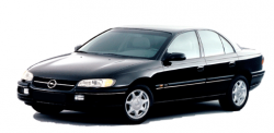 2D коврики EVA в салон на Opel Omega B (1994-2004)