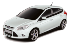 2D коврики EVA в салон и багажник на Ford Focus III хэтчбек (2011-2015)