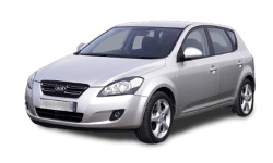 2D коврики EVA в салон и багажник на Kia Ceed I (ED) хэтчбек (2006-2010)