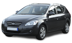 2D коврики EVA в салон и багажник на Kia Ceed I (ED) универсал (2006-2010)