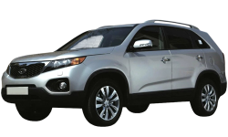 2D коврики EVA в салон на Kia Sorento II 5 мест (2009-2012)