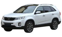 2D коврики EVA в салон и багажник на Kia Sorento II рестайлинг 7 мест (2012-2021)